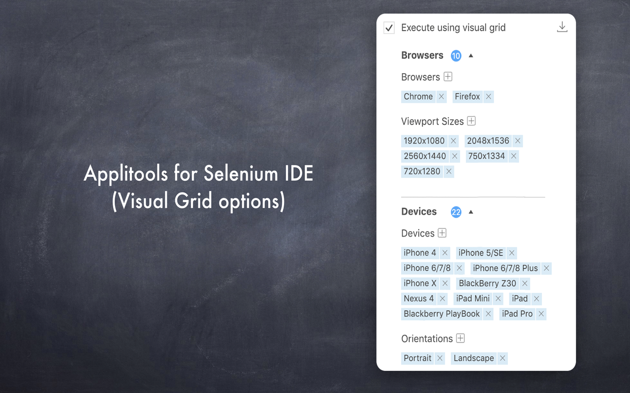 Applitools for Selenium IDE Preview image 4