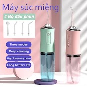 Máy Tăm Nước Cầm Tay Vệ Sinh Răng Miệng Chống Nước Máy Súc Miệng Điện Cầm Tay