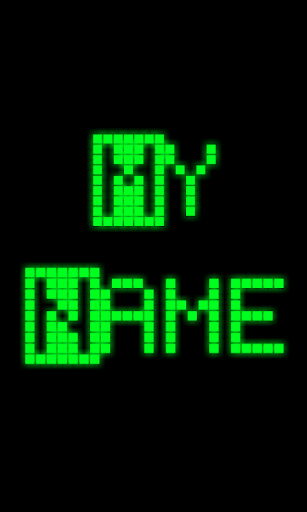 LED Name Neon Live Wallpaper