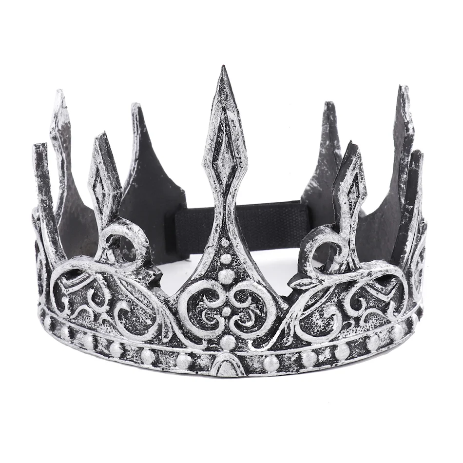 Koningskroon Hoofdtooi Podium Requisieten Maak een koninklijke indruk met deze majestueuze tiara. Perfect voor theatervoorstellingen en evenementen.