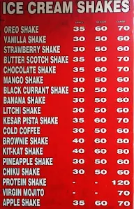 Bhutani Juices & Shakes menu 1