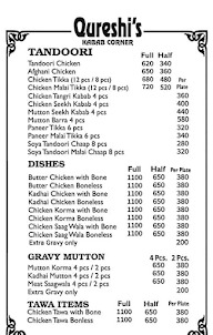 Qureshis Kabab Corner menu 5