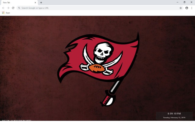 NFL Tampa Bay Buccaneers New Tab