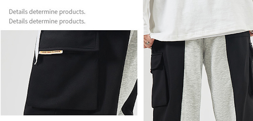 Title 3, Plus Size Cropped Trousers with Multi Pockets a...