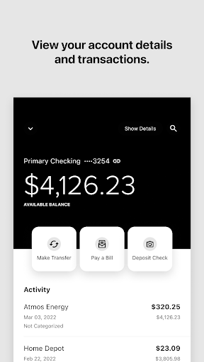 Screenshot Frontwave Mobile Banking