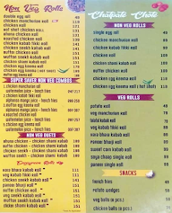 Rolls Singh menu 1