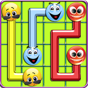 Smiley Connect Lines  Icon