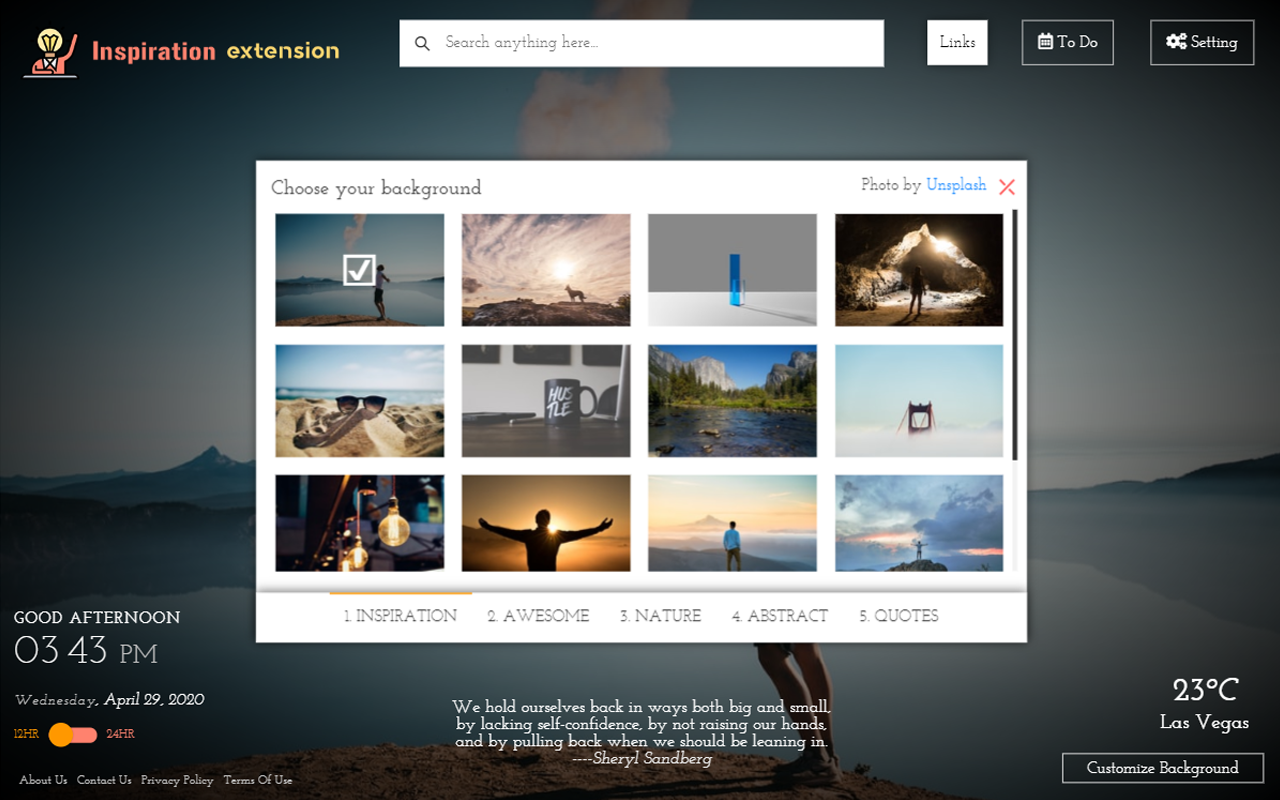 Inspiration Extension Preview image 2