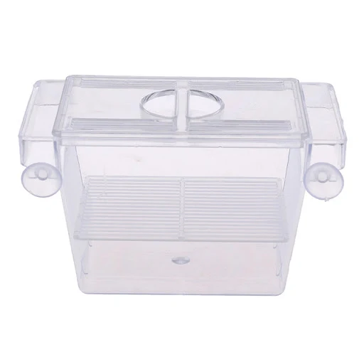 Aquarium Fish Tank Guppy Double Breeding Breeder Rearing Trap Box Hatchery