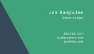 Banjoulee Analyst Back - Business Card item