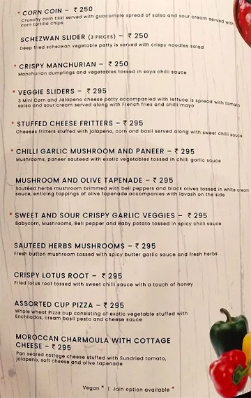 Blackettle Cafe menu 