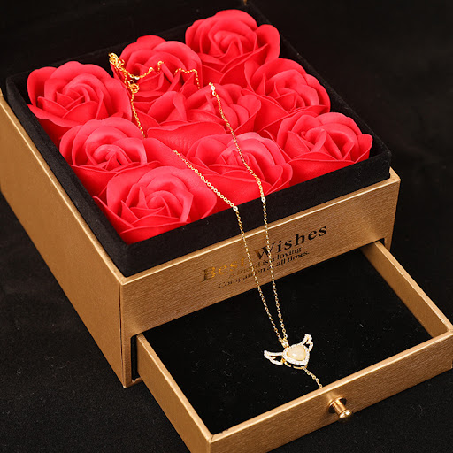 Title 4, Angel Wings Clavicle Chain Love Pendant S925 St...