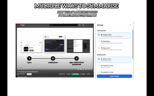Rvised - YouTube Video Summarizer screenshot 2