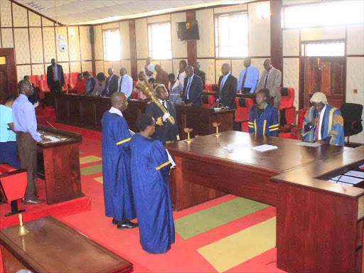 Nyamira county assembly in session. /FILE