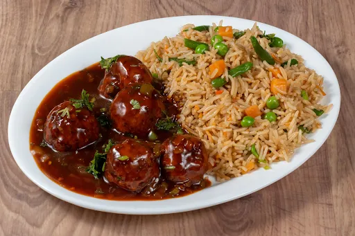 Fried Rice With Manchurian