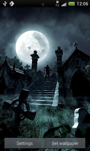 Haunted Cemetery L Wallpaper