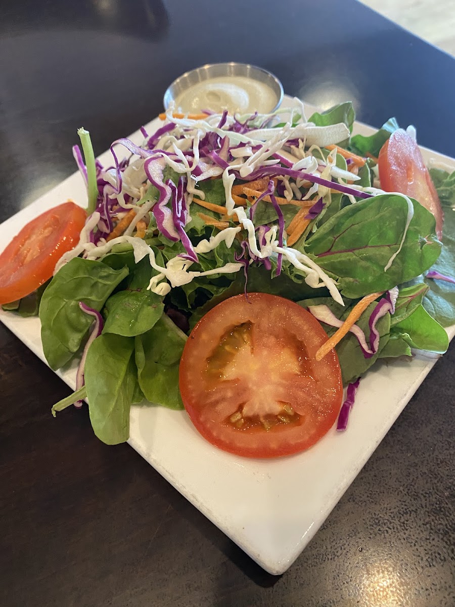 Side salad with ranch