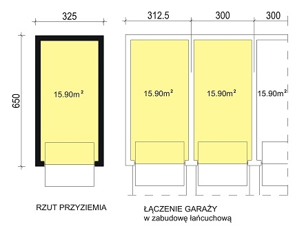 G1-6.12 - Rzut garażu