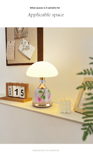 Title 16, Lagana luksuzna noćna lampa u obliku pečurke za...