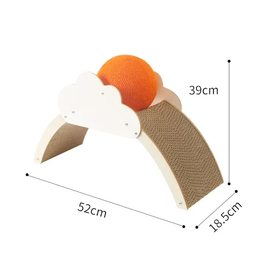Pet Toys Sisal Arch Cat Scratching Ball Wear-resistant Non-Debris Cat Scratcher Board Cats Training Grinding Claw Sharpe