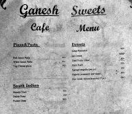 Ganesh Sweet & Cake House menu 2