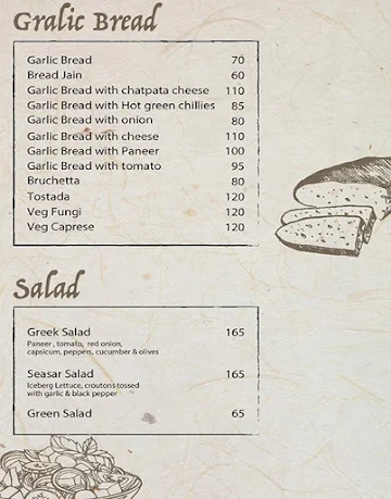 Anant Cafe menu 