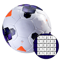 Football Sandbox color by numbers Soccer logo