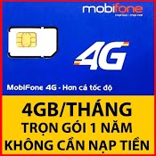 Sim Mobi 12Fd50 Tặng 150Gb/Tháng Mdt250A - 4Gg/ Tháng Miễn Phí 1 Năm Không Cần Nạp Tiền