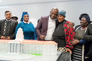 City of Tshwane mayor Solly Msimanga and his mom Granny during his 38th birthday celebration.