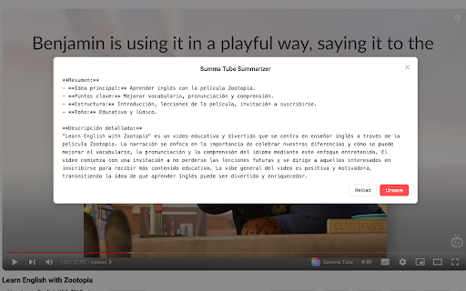 SummaTube: AI-Driven Full Subtitles & Summaries Preview 4