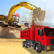 Heavy Excavator Dump Truck 3D  Icon