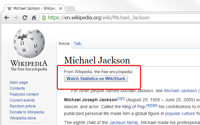 WikiShark Wikipedia Statistics Preview image 3