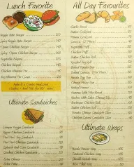 Cafe Downunder menu 1