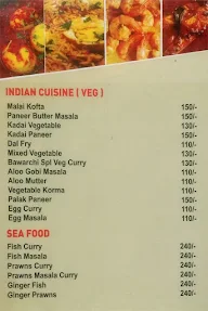 Bawarchi menu 1