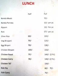 Kerala Hotel menu 2