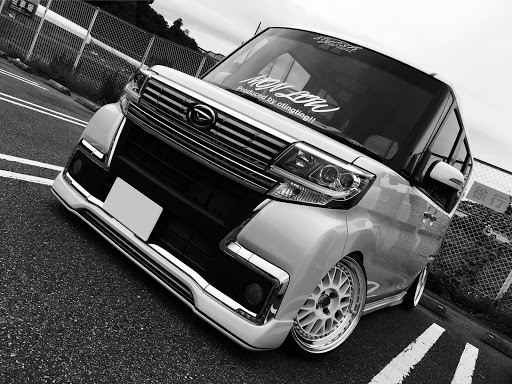 タントカスタム のタント 軽ドレ 甘ツラ がんばろ ホイール交換に関するカスタム メンテナンスの投稿画像 車のカスタム情報はcartune