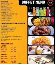 Coal Barbecues menu 4