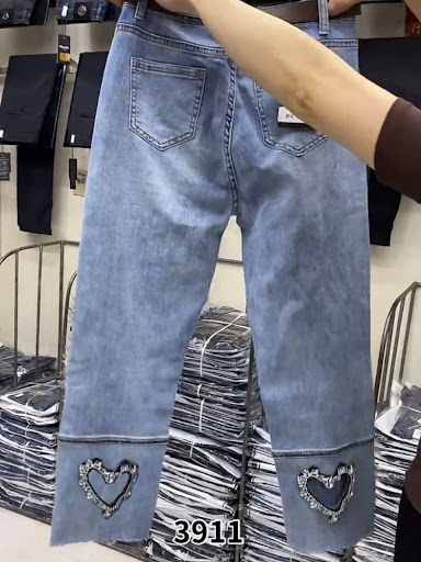 Title 2, Womens Fashion Love Hot Diamond Jeans – Stylis...