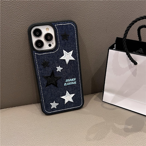 Title 3, Cowboy Embroidery Star Phone Case Protector, pr...