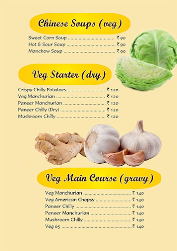 Vaibhavi Food Court menu 