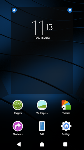 Classique Blue Theme For Xperia