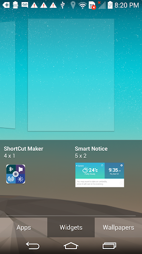 Shortcut Maker widgets