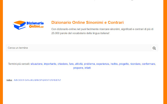 Dizionario Sinonimi