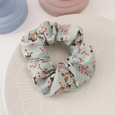 Koreaanse fruit Pig haarring, dikke darm, organza, schattig, Japans, elastiek, dames haaraccessoire