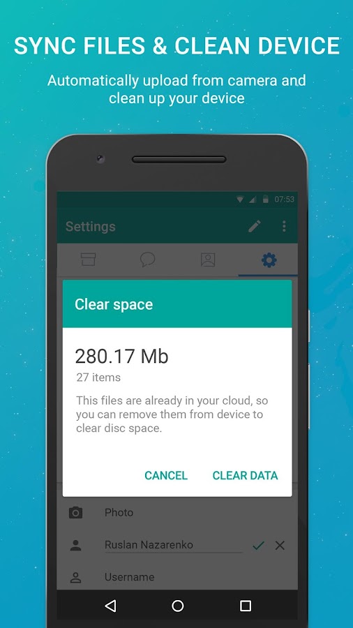   Pibox Messenger and Cloud – Capture d'écran 
