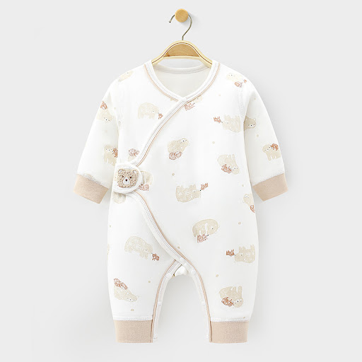 Title 4, Cotton Baby One-piece Cartoon Clothes, comforta...