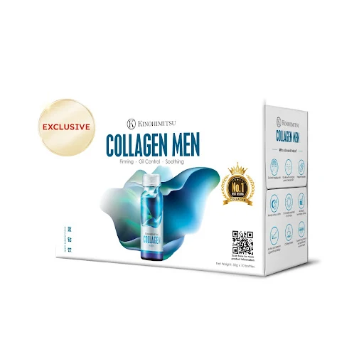 Nước uống đẹp da cho nam Kinohimitsu Collagen Men (10 chai x 50ml)