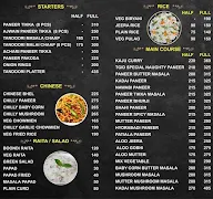 The Great Indian Dhaba menu 2