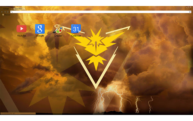 Pokemon GO Team Instinct 1920x1080 chrome extension