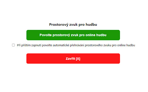 Prostorový zvuk pro hudbu